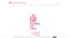 Desktop Screenshot of filipinaencasa.com